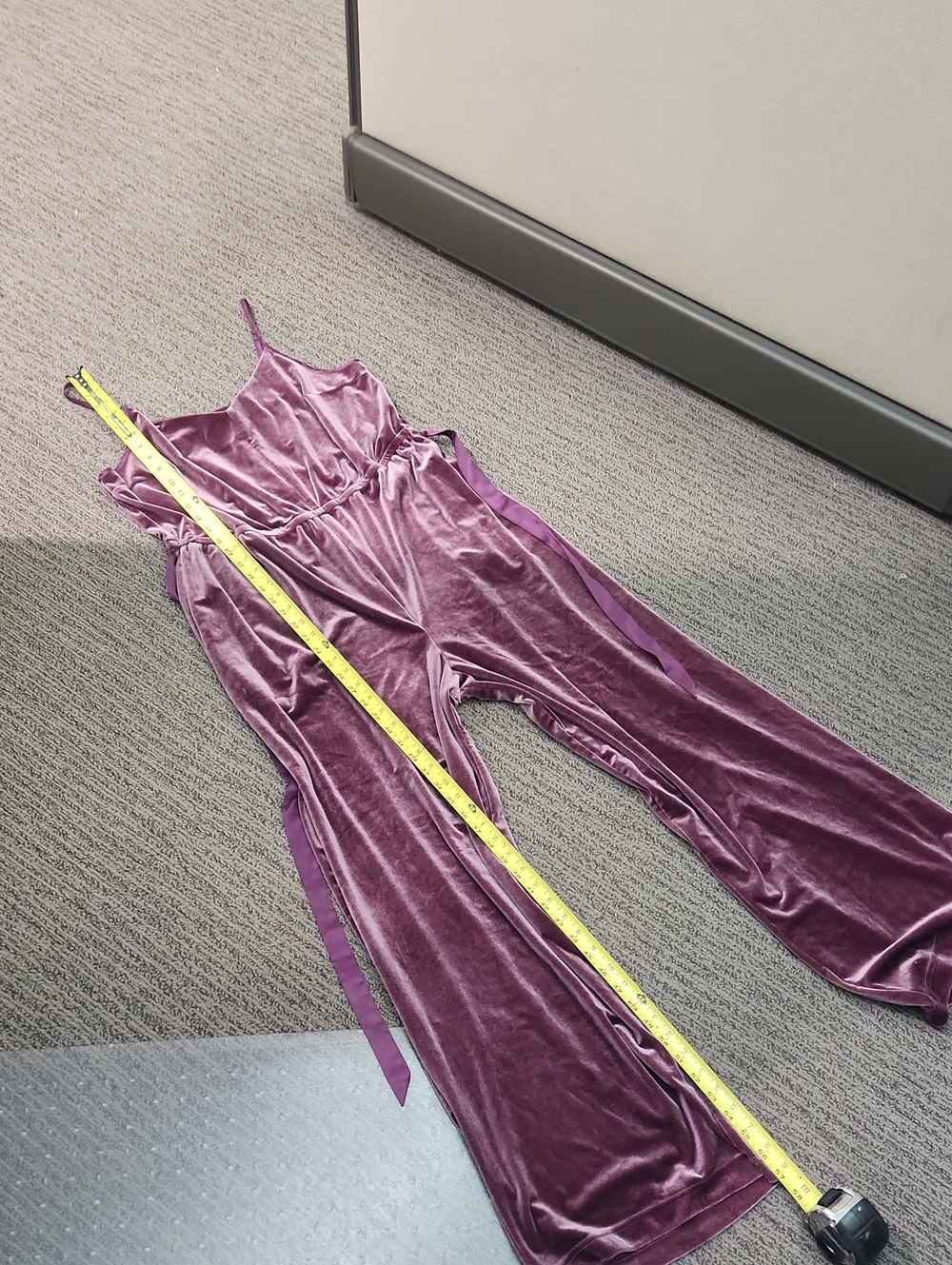 Modcloth Velvet Jumpsuit Size XL - Picture 8 of 16